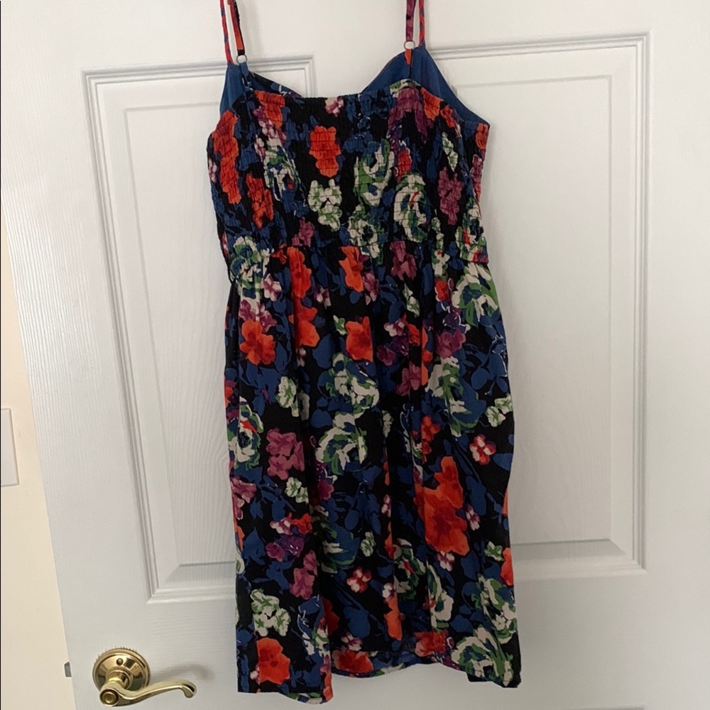 Floral Multicolor Women's Dress - Picture 3 of 5